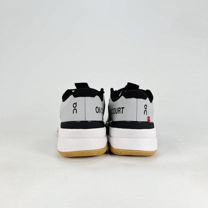 On The Roger Pro Padel – Ice Grey & White Unisex Breathable Anti-Slip Shock-Absorbing Padel Court Shoes