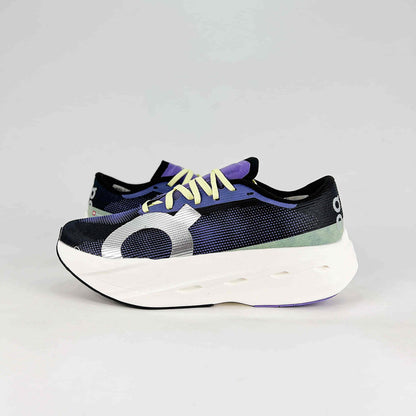 On Running Cloudboom Echo – Black, Indigo & Neon Unisex High-Performance Racing Shoes