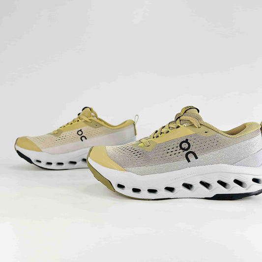 On Cloudmonster – Olive Yellow & Sand Unisex Lightweight Breathable Comfortable Running Shoes