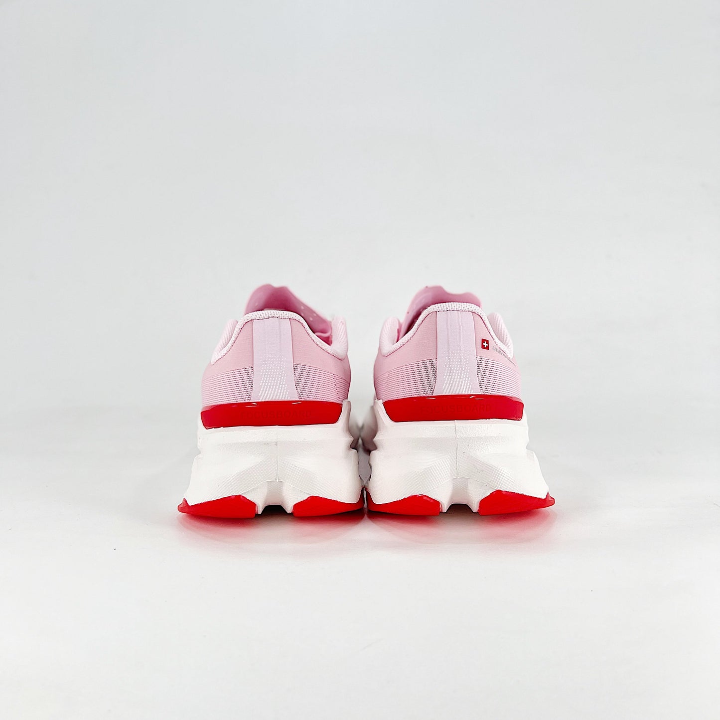 On Running Cloudmonster – Blossom & Red Women's Maximum Cushion Running Shoes