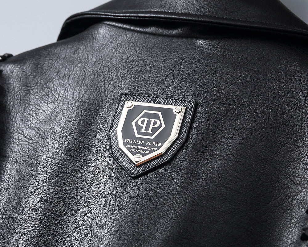 NEW-PP Leather Jacket