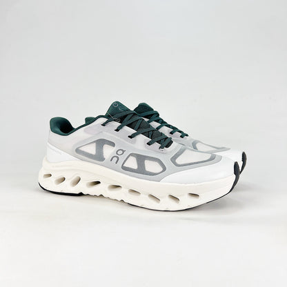 On Cloudtilt Remix – Glacier White & Forest Green Unisex Comfortable Supportive Running & Lifestyle Shoes