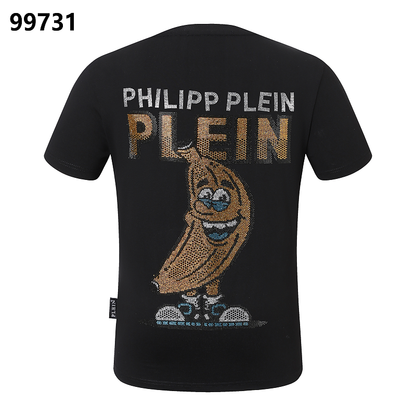 P**P Men's Gift Ready Logo Emblem T-Shirt | Black White