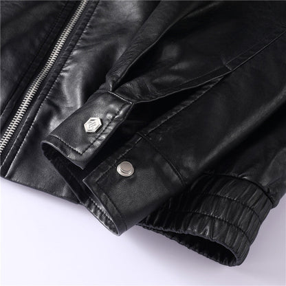 NEW-PP Leather Jacket