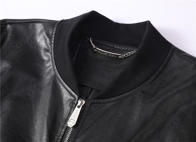 NEW-PP Leather Jacket