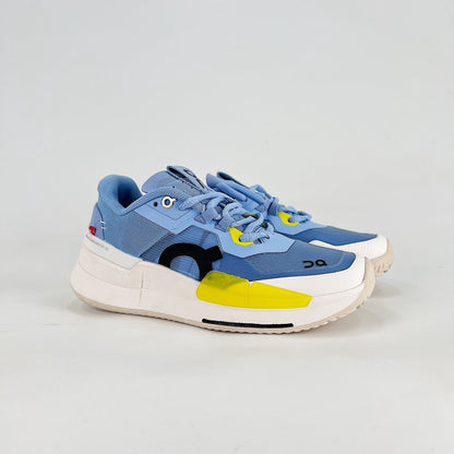 On The Roger Pro 2 – Steel Blue & Neon Yellow Unisex Breathable Anti-Slip Shock-Absorbing Tennis Shoes
