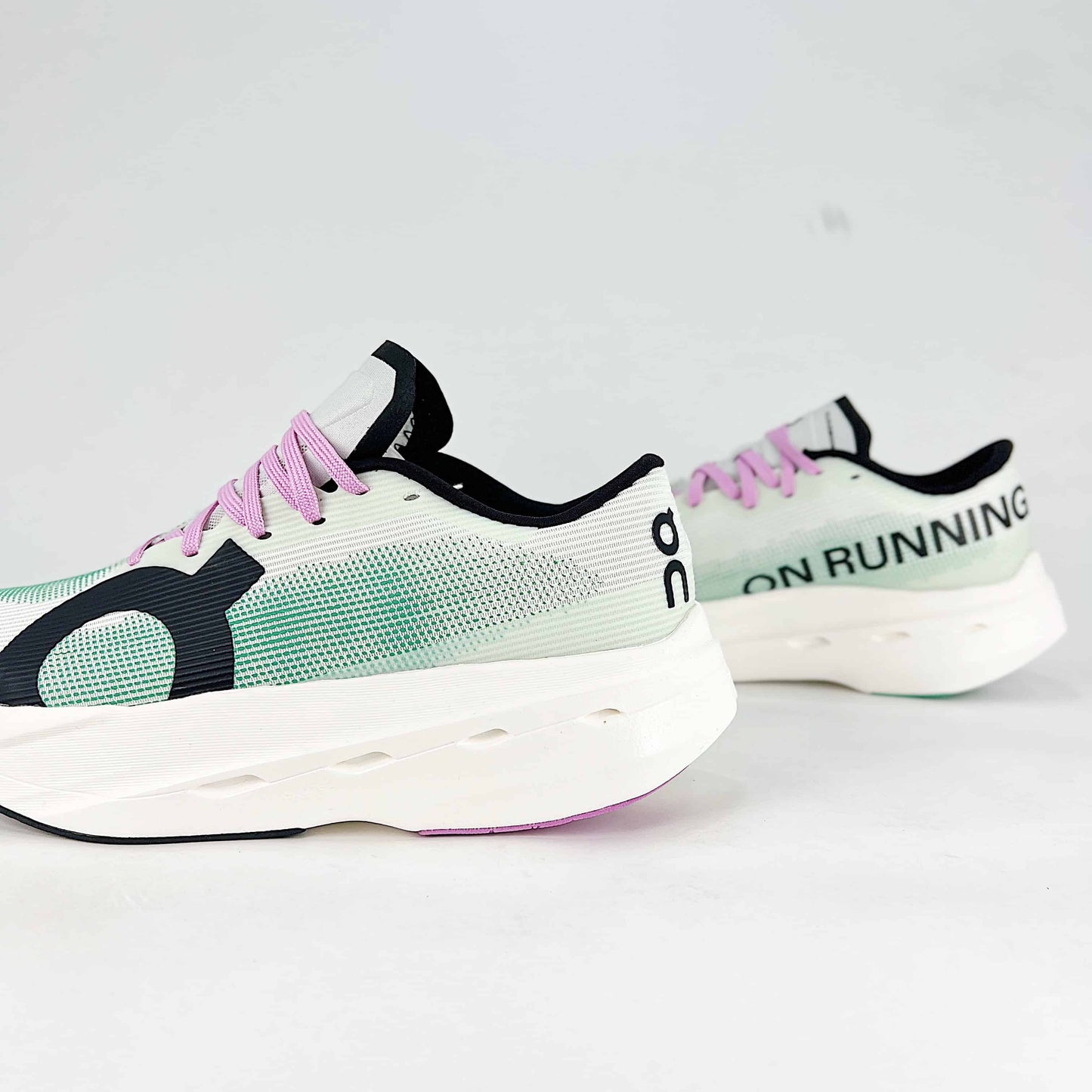 On Running Cloudboom Echo – White, Mint & Lilac Women's Lightweight Racing Shoes