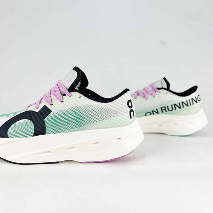 On Running Cloudboom Echo – White, Mint & Lilac Women's Lightweight Racing Shoes