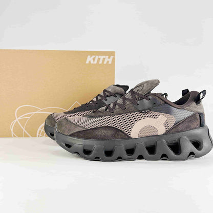 On Running x KITH Cloudrift – Dark Chocolate Brown & Taupe Unisex Limited Edition Lifestyle Shoes