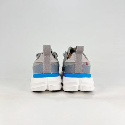 On Running Cloudmonster – Grey & Cobalt Blue Unisex Maximum Cushion Road Running Shoes