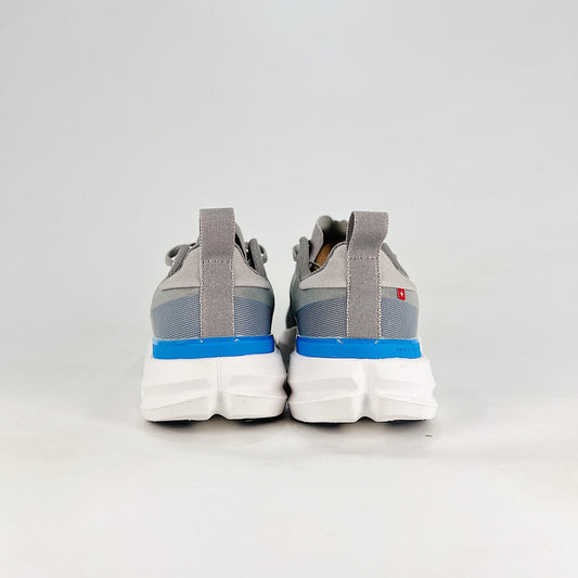On Running Cloudmonster – Grey & Cobalt Blue Unisex Maximum Cushion Road Running Shoes