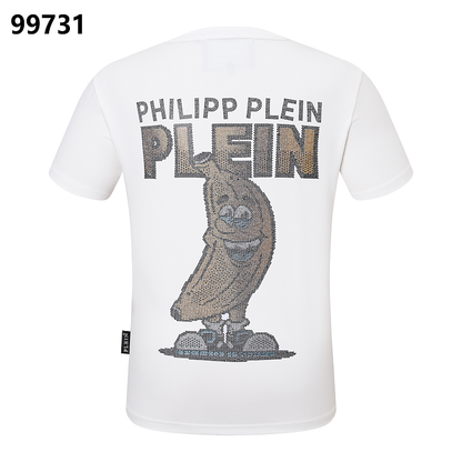 P**P Men's Gift Ready Logo Emblem T-Shirt | Black White