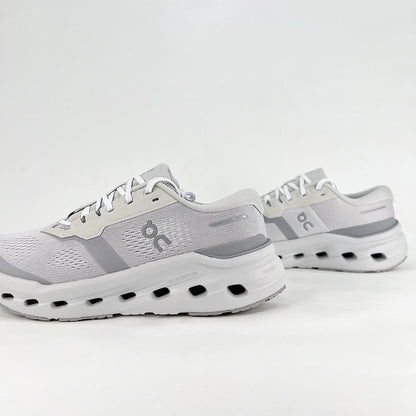 On Cloudrunner 3 – White & Glacier Grey Unisex Lightweight Breathable Running & Lifestyle Shoes