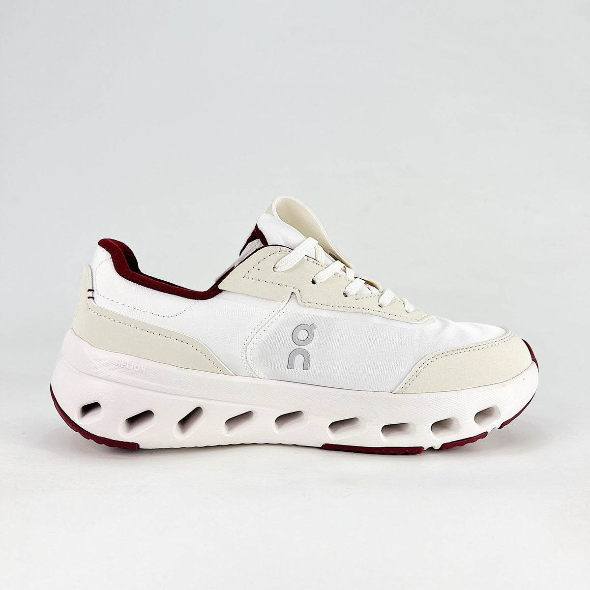 On THE ROGER Wildcard – Unisex Lightweight Breathable Versatile Lifestyle Sneaker | White, Cream & Burgundy