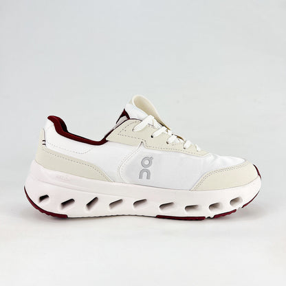 On THE ROGER Wildcard – Unisex Lightweight Breathable Versatile Lifestyle Sneaker | White, Cream & Burgundy