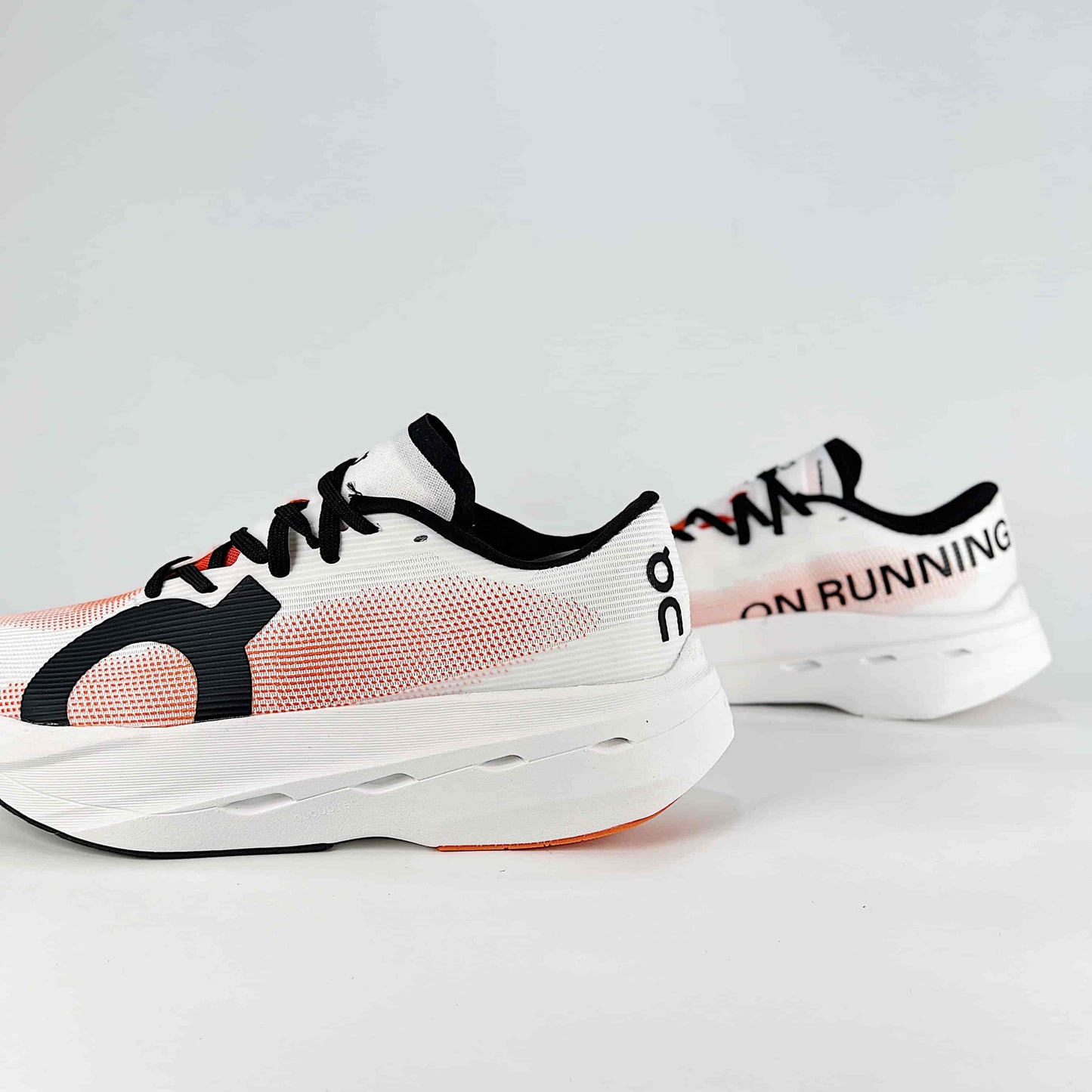 On Running Cloudboom Echo – White & Flame Men's Lightweight Racing Shoes