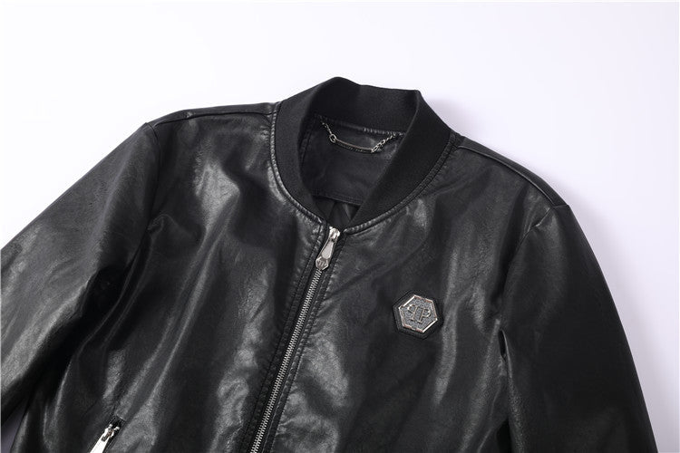 NEW-PP Leather Jacket