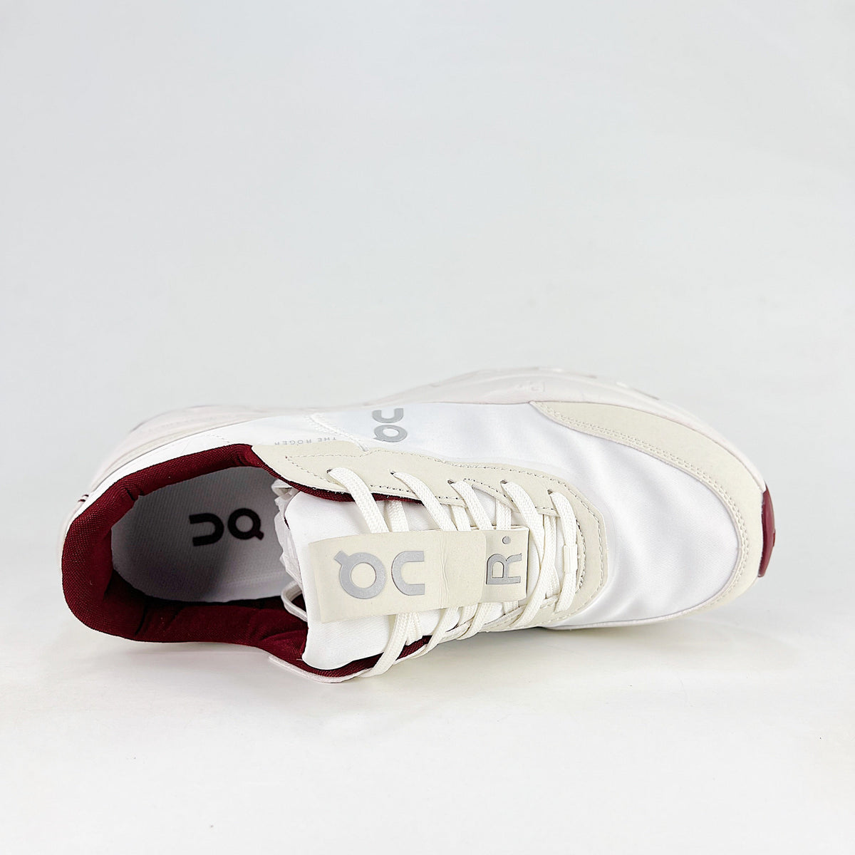 On THE ROGER Wildcard – Unisex Lightweight Breathable Versatile Lifestyle Sneaker | White, Cream & Burgundy