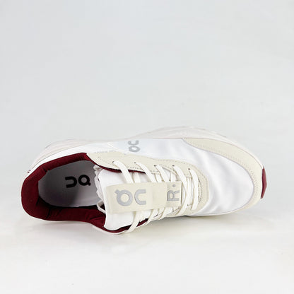 On THE ROGER Wildcard – Unisex Lightweight Breathable Versatile Lifestyle Sneaker | White, Cream & Burgundy