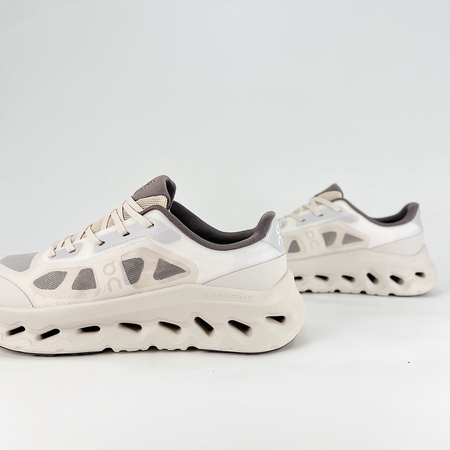On Cloudtilt Remix – Pearl White & Mocha Grey Unisex Comfortable Soft Running & Lifestyle Shoes