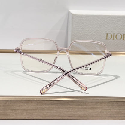 D**R Oversized Square Optical Glasses | Multi-Color Acetate Frame, CD Metal Inlay Temple, Blue-Light Lenses | 6 Colors incl. Tortoiseshell & Gradient