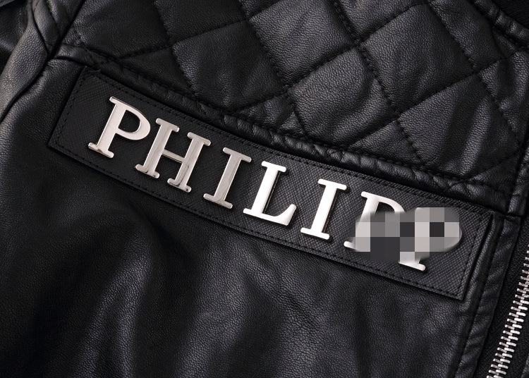 NEW-PP Leather Jacket