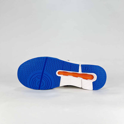 On THE ROGER CH Varsity – White & Royal Blue Unisex Premium Tennis-Inspired Lifestyle Sneakers