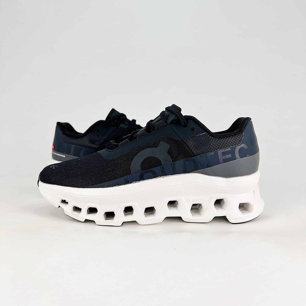 On Cloudmonster – Unisex Lightweight Breathable Supportive Maximum Cushioning Running Shoes | Black & White
