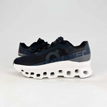 On Cloudmonster – Unisex Lightweight Breathable Supportive Maximum Cushioning Running Shoes | Black & White