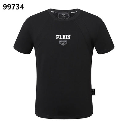 P**P Men's Post-Workout Logo Emblem T-Shirt | Black White
