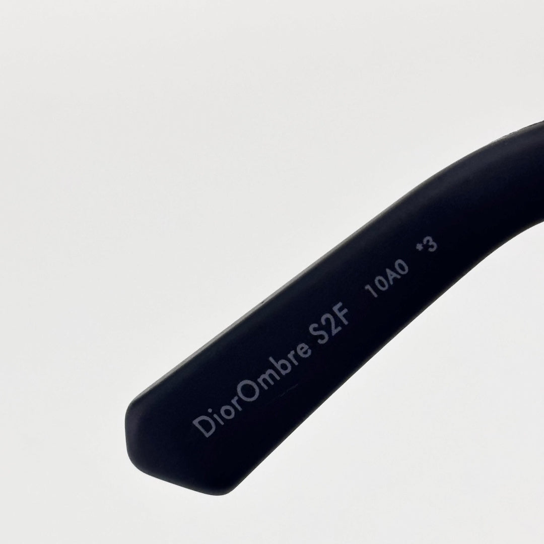 D**R DiorPacific S1U Geometric Square Sunglasses | Black Acetate Frame, Dark Grey Lenses, Christian Dior Paris Temple | Multiple Colors