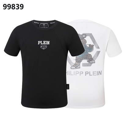 P**P Men's Music Festival Logo Emblem T-Shirt | Black White