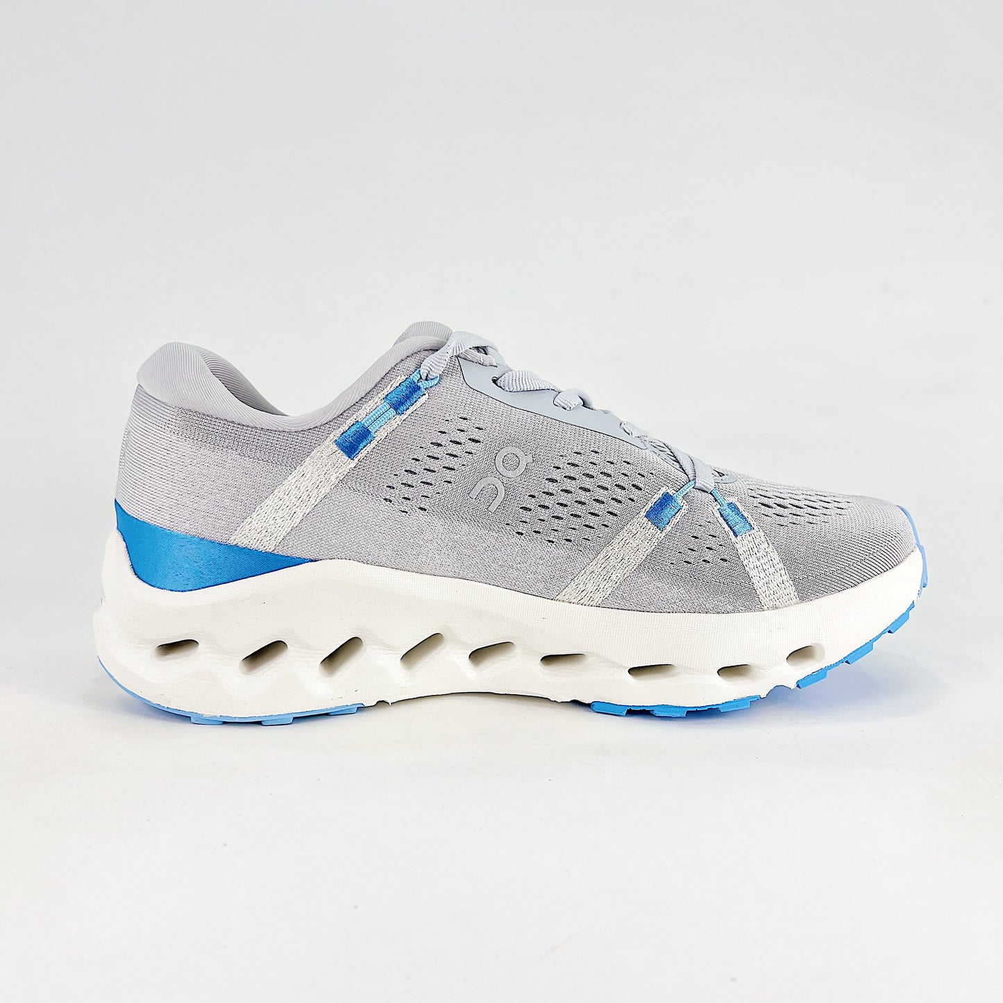 On Cloudsurfer 2 – Ice Grey & Azure Blue Unisex Soft Cushioned Breathable Running Shoes