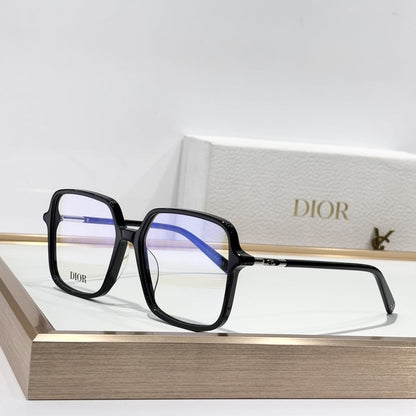 D**R Oversized Square Optical Glasses | Multi-Color Acetate Frame, CD Metal Inlay Temple, Blue-Light Lenses | 6 Colors incl. Tortoiseshell & Gradient
