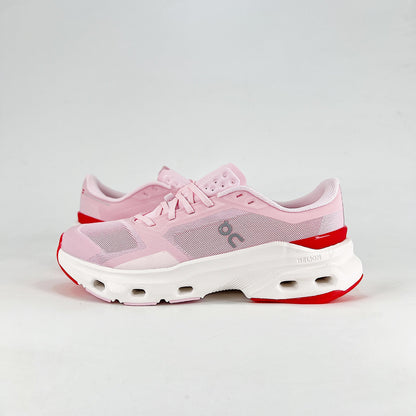 On Running Cloudmonster – Blossom & Red Women's Maximum Cushion Running Shoes
