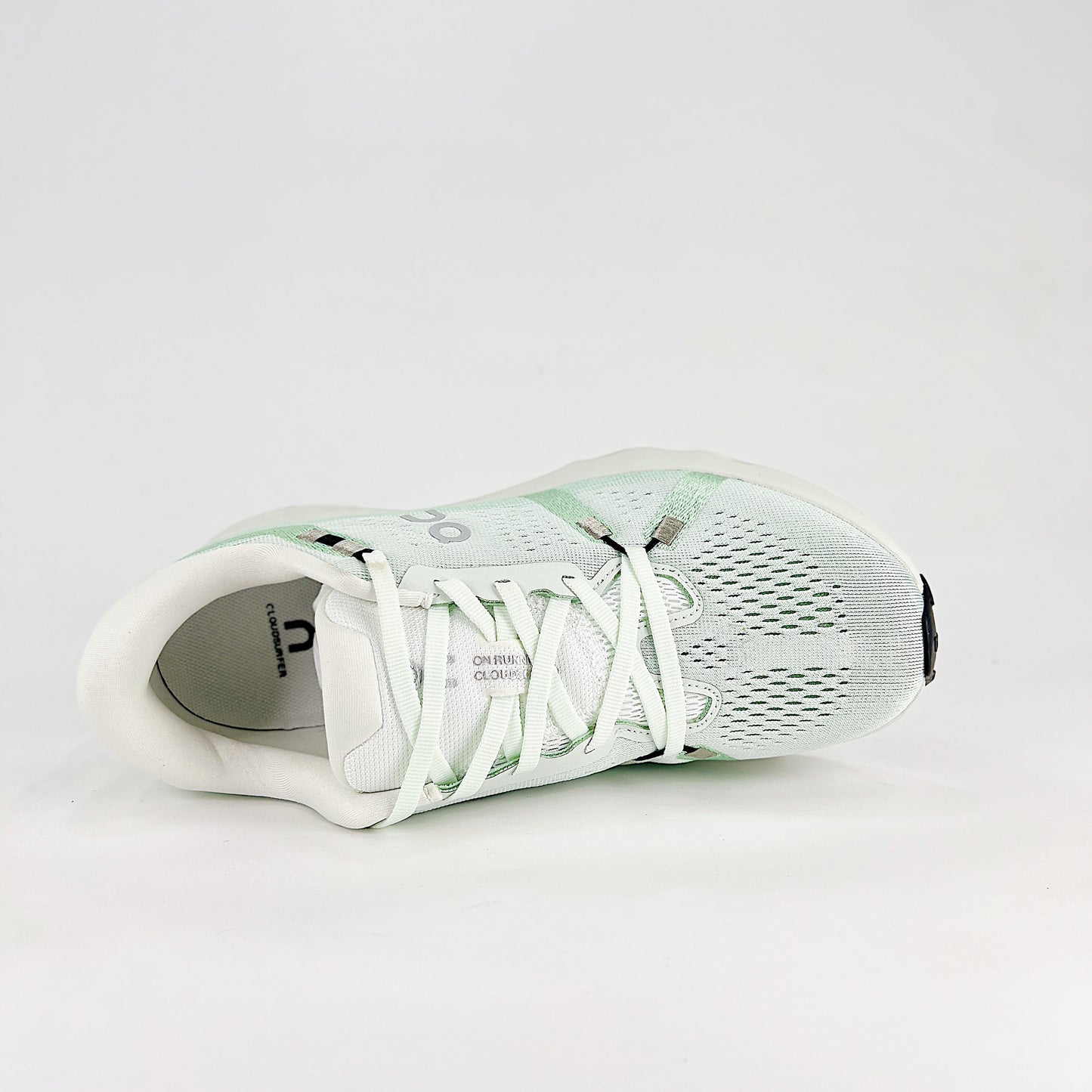 On Running Cloudeclipse – Mint & White Unisex High-Performance Road Running Shoes