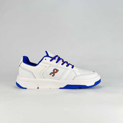 On THE ROGER CH Varsity – White & Royal Blue Unisex Premium Tennis-Inspired Lifestyle Sneakers