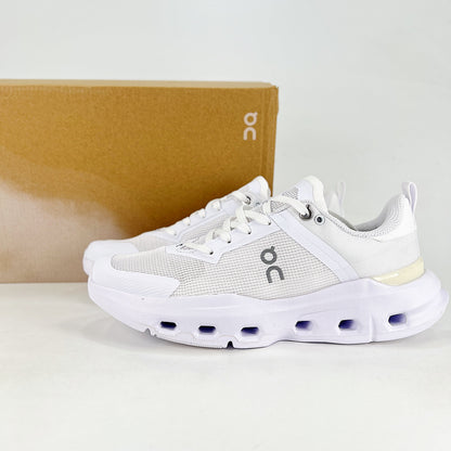 On Running Cloudmonster – All White Unisex Maximum Cushion Road Running Shoes