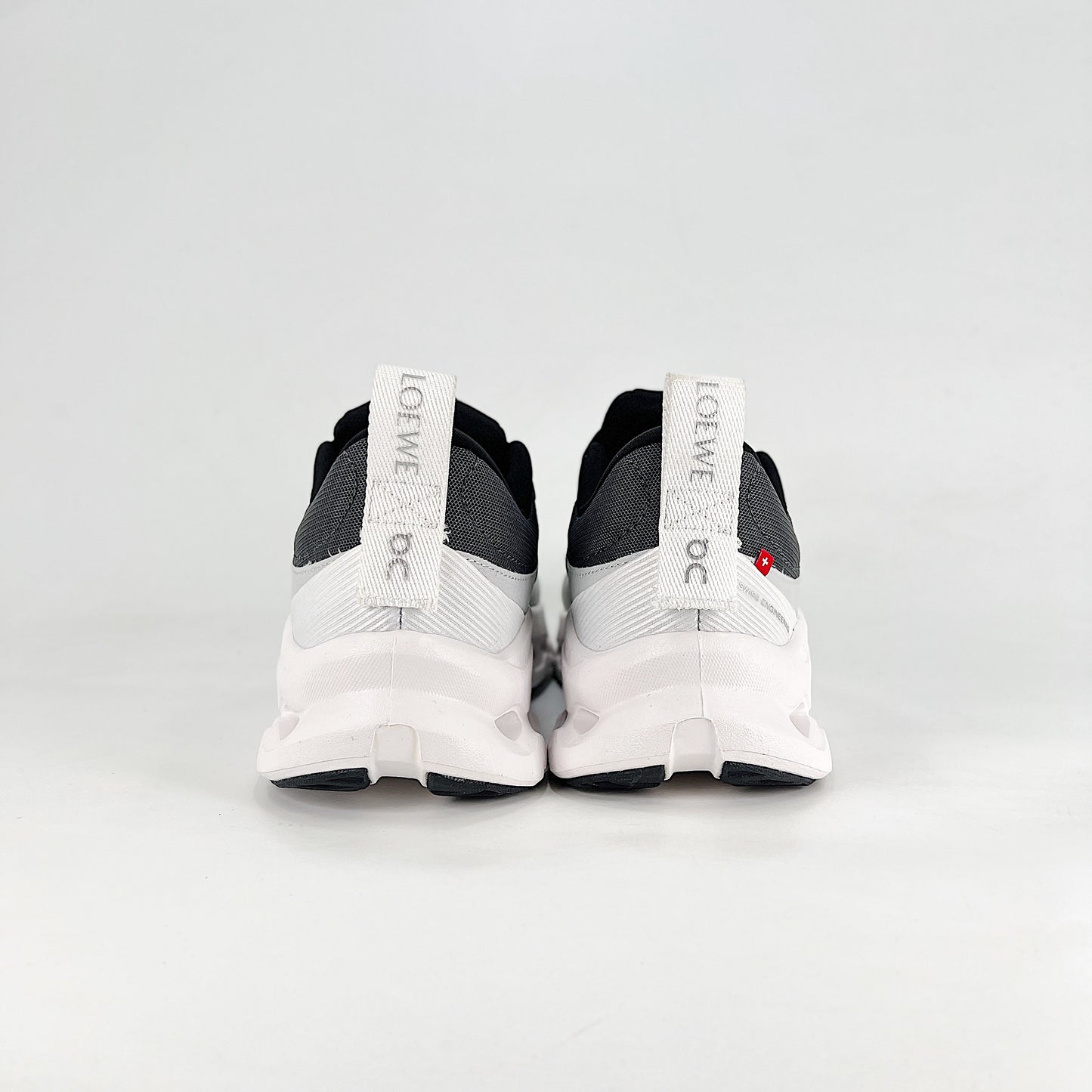 On x Loewe Cloudsurfer – Black & Charcoal Grey Unisex Premium Collaboration Lightweight Lifestyle Sneakers