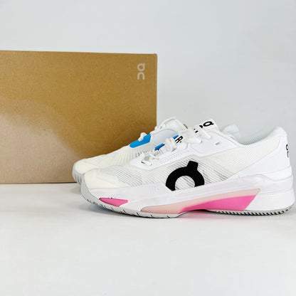 On The Roger Pro Fire – White & Hot Pink Unisex Breathable Anti-Slip Tennis Shoes