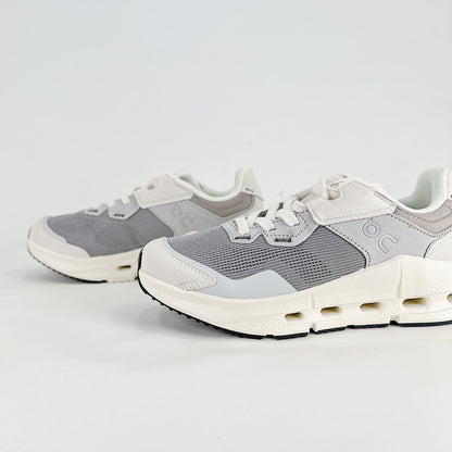 On Cloudnova Form – Steel Grey & Ice Grey Unisex Retro-Inspired Lightweight Comfortable Durable Lifestyle Sneakers