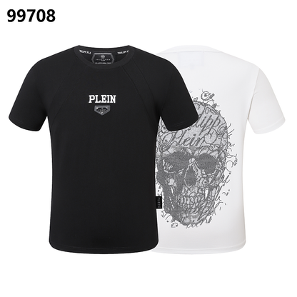 P**P Men's Urban Elite Logo Shield T-Shirt | Black White