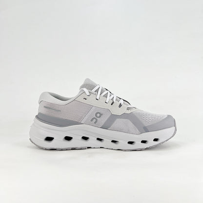 On Cloudrunner 3 – White & Glacier Grey Unisex Lightweight Breathable Running & Lifestyle Shoes