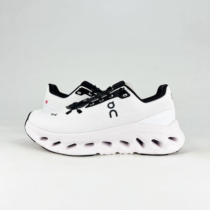 On Running Cloudeclipse – White & Black Unisex High-Performance Road Running Shoes