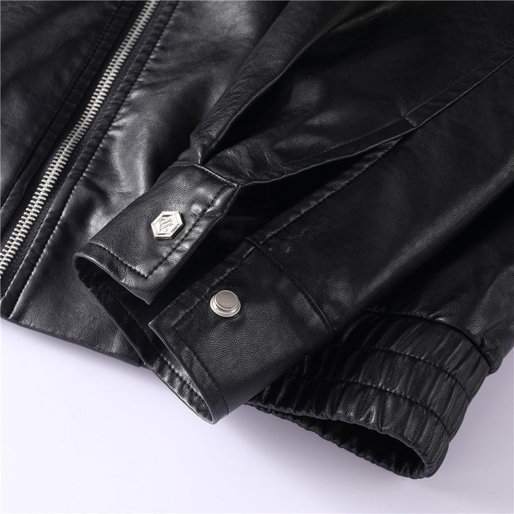 NEW-PP Leather Jacket