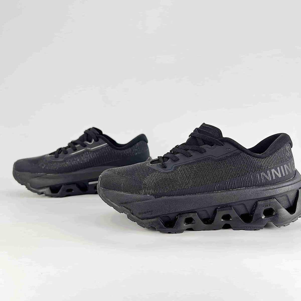 On Cloudmonster 3 Hyper – Women's Lightweight Breathable Maximum Cushioning Running Shoes | All Black