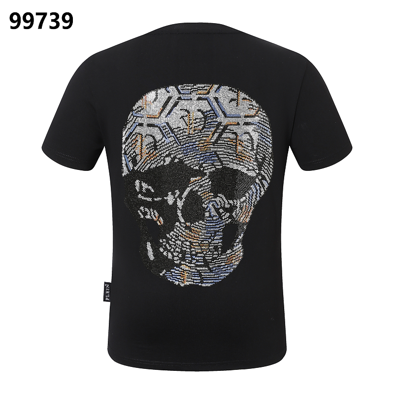 P**P Men's Night Out Logo Emblem T-Shirt | Black White