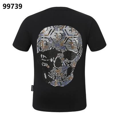 P**P Men's Night Out Logo Emblem T-Shirt | Black White