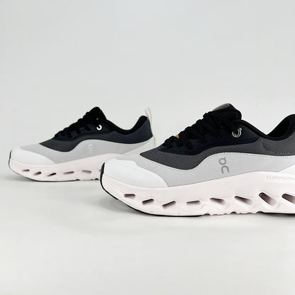 On x Loewe Cloudsurfer – Black & Charcoal Grey Unisex Premium Collaboration Lightweight Lifestyle Sneakers