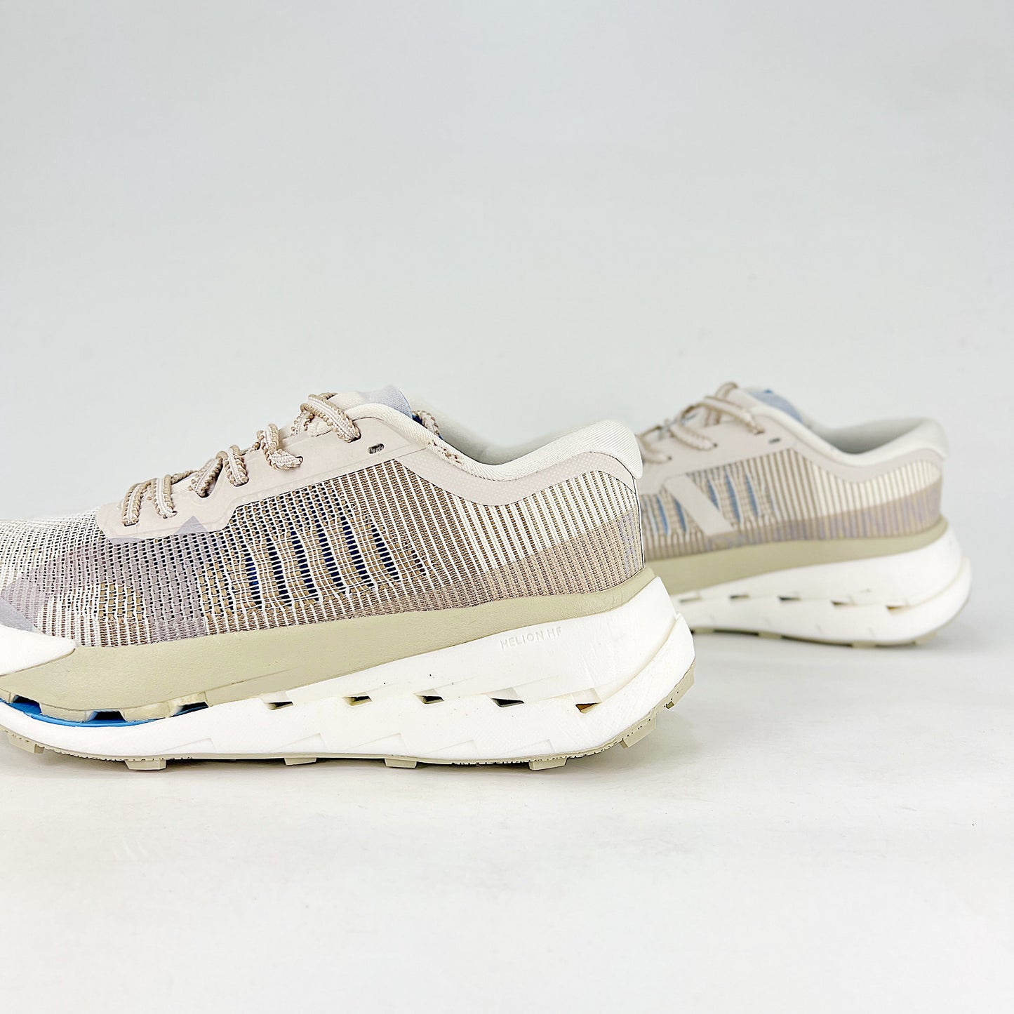 On Running Cloudmonster 2 – Sand & White Unisex Maximum Cushion Road Running Shoes